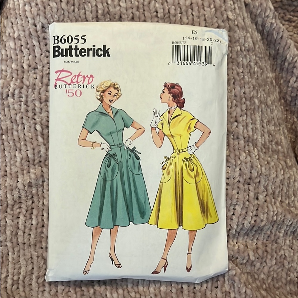 New Butterick Retro ‘50 Dress Pattern